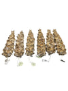 Regency International Gold Glitter Cone Trees