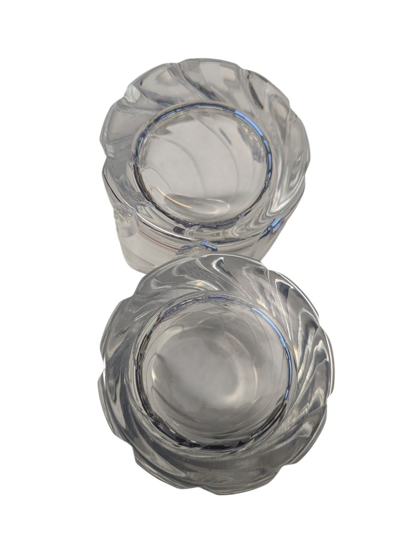 Pair of Cut Crystal Highball Glasses