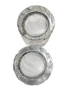 Pair of Cut Crystal Double Old Fashioned Glasses