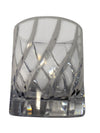 Pair of Cut Crystal Double Old Fashioned Glasses