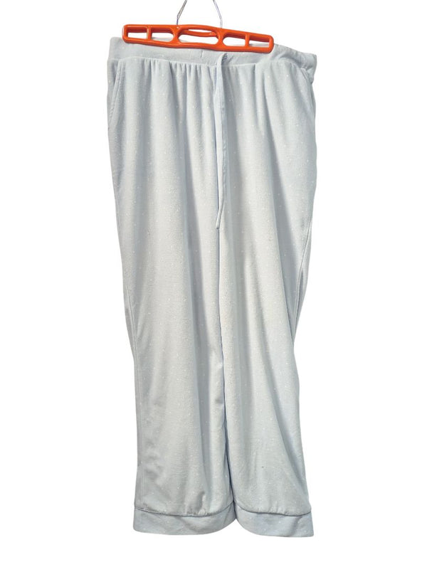 La Vie en Rose Light Blue Fleece Pajama Set
