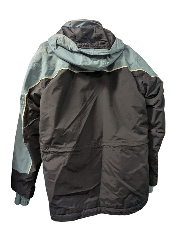 Gravity Men’s Insulated Winter Jacket – Black & Slate