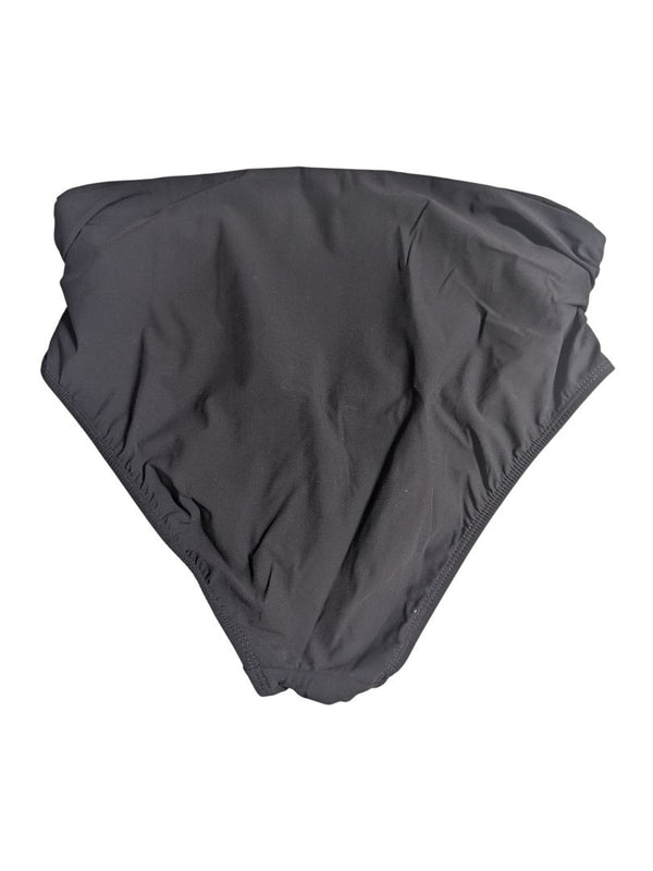 Christina Black High-Waisted Swim Bottoms