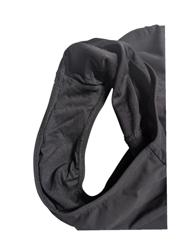 Christina Black High-Waisted Swim Bottoms