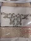 Gold Embroidered Multi-Piece Bath Towel Set