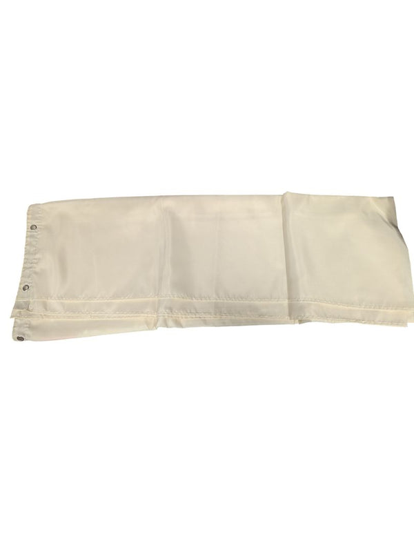 Cream Fabric Shower Curtain Liner with Metal Grommets