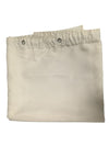 Cream Fabric Shower Curtain Liner with Metal Grommets