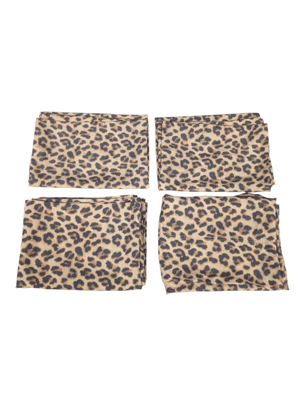 King Size Leopard Print Bed Sheet Set