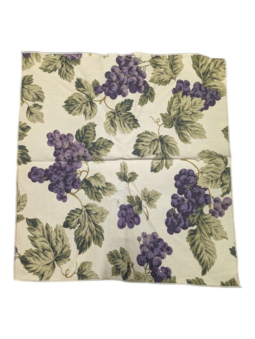 Round Grape & Vine Tablecloth – 70