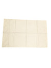 Set of Four Ivory Cotton Linen Pieces with Decorative Hem Detail