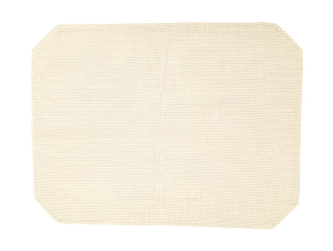 Neutral leaf-pattern jacquard table linen set