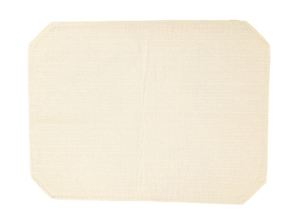 Neutral leaf-pattern jacquard table linen set