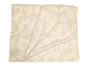Neutral leaf-pattern jacquard table linen set