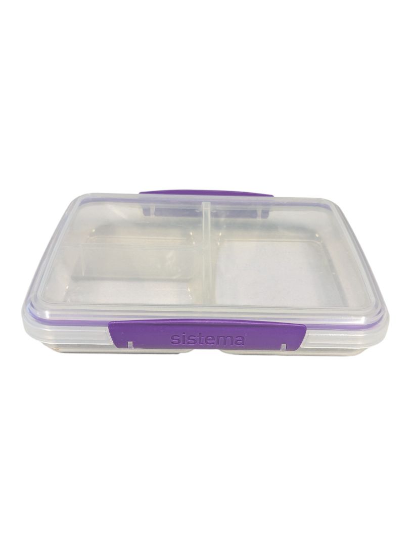 Sistema 3-compartment lunch container