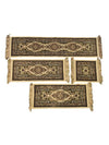 Set of 4 traditional woven mini runners