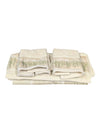 Botanical Shower Curtain Panel with Matching Washcloths – 3-Piece Set