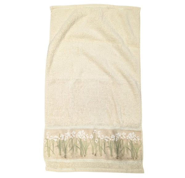 Botanical Shower Curtain Panel with Matching Washcloths – 3-Piece Set