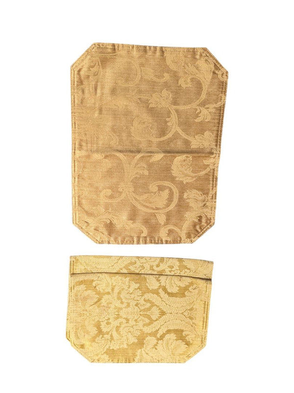 Gold Damask Table Linen Set