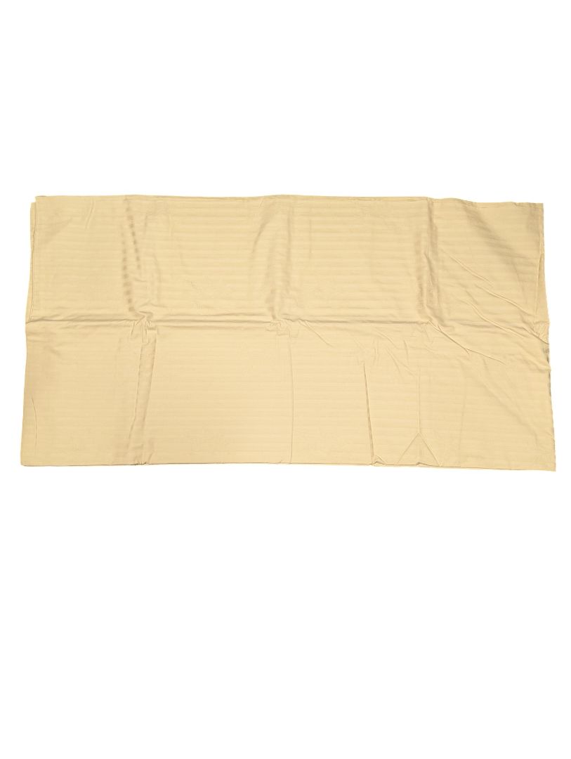 Set of beige damask table linens