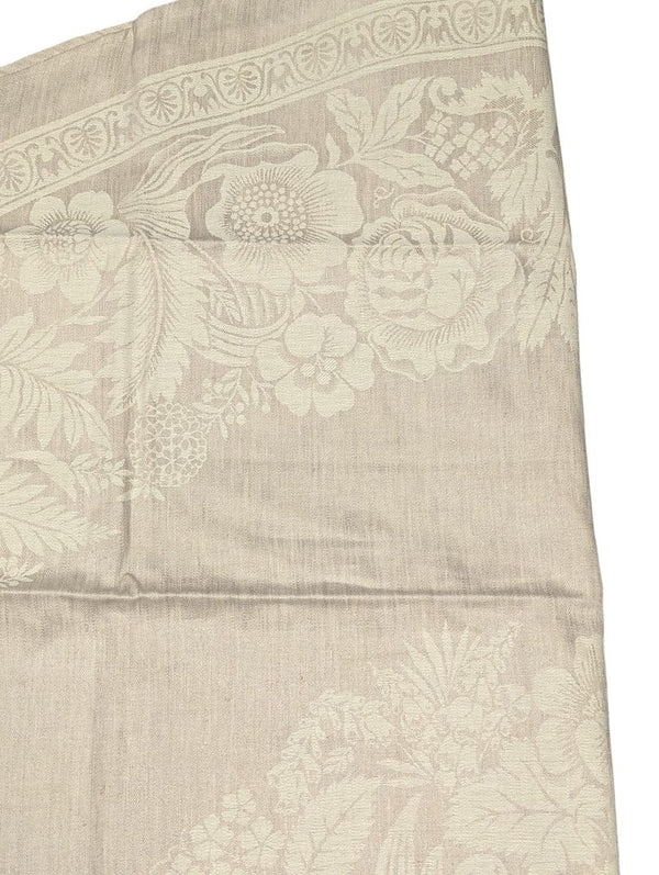 Williams sonoma vintage floral jacquard table linens