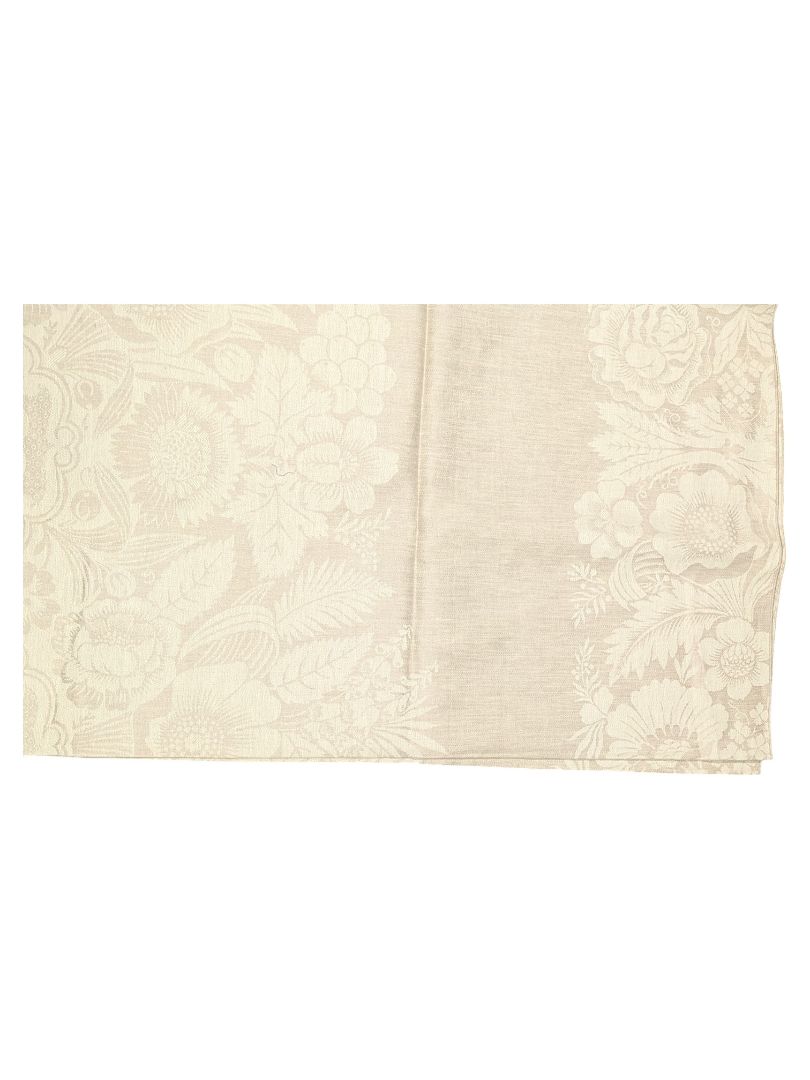 Williams sonoma vintage floral jacquard table linens