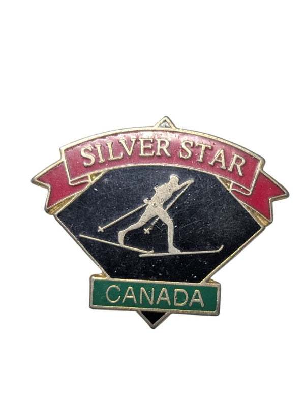 Silver Star Canada Enamel Ski Pin – Pinnacle Designs