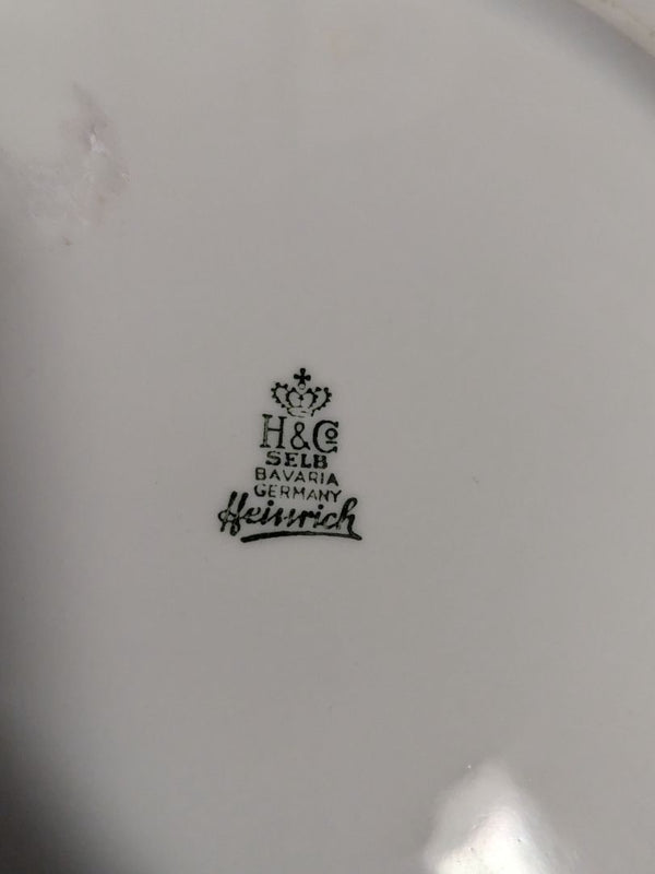 Heinrich H&C Selb Bavaria Christmas Plate – 10" Porcelain