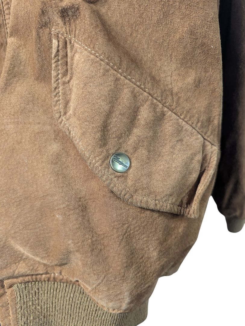 Brown Chevignon Vintage Leather Jacket