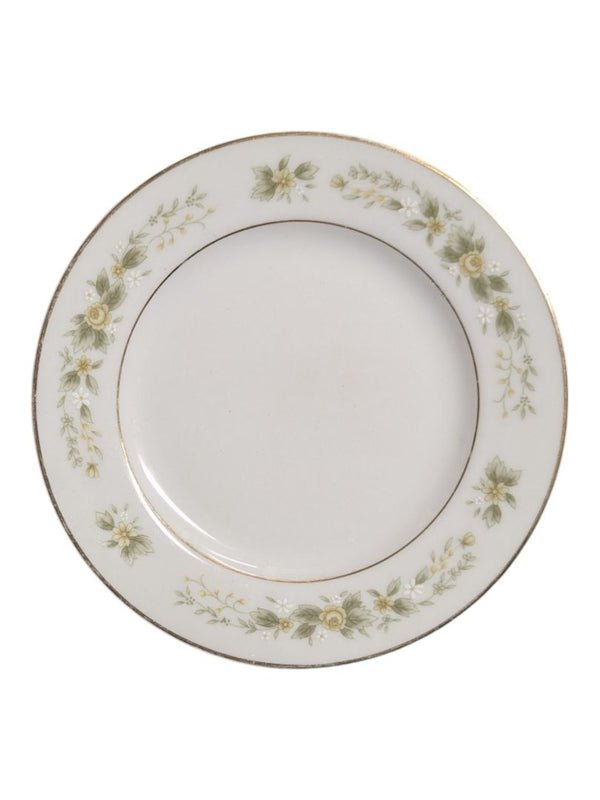 Vintage Natalie Fine China Floral Bread Plates – Set of 8
