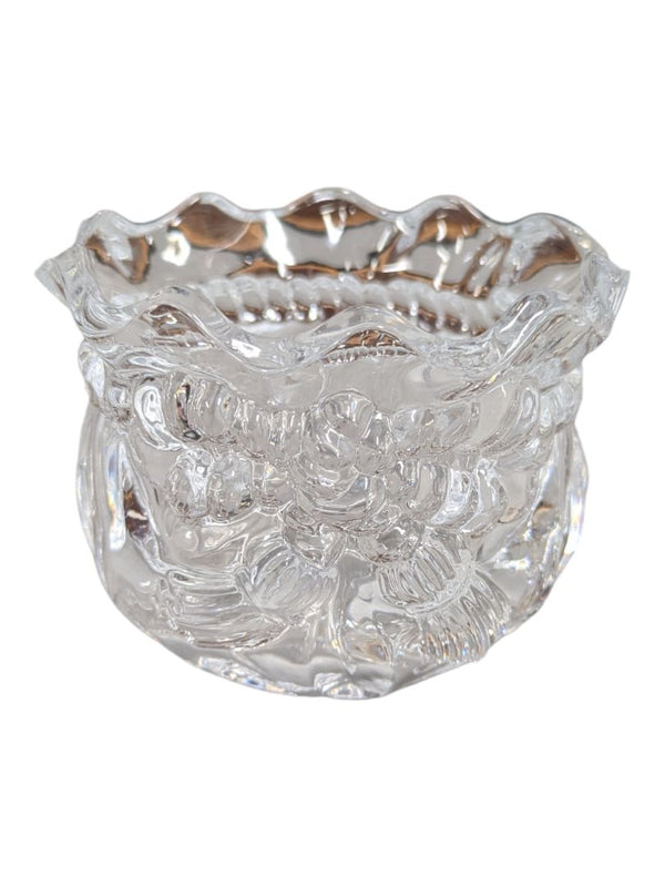 Vintage Pressed Glass Bow Motif Bowl
