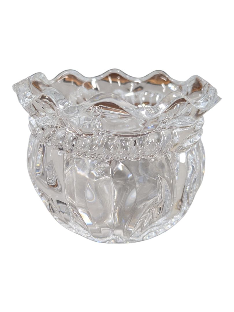 Vintage Pressed Glass Bow Motif Bowl