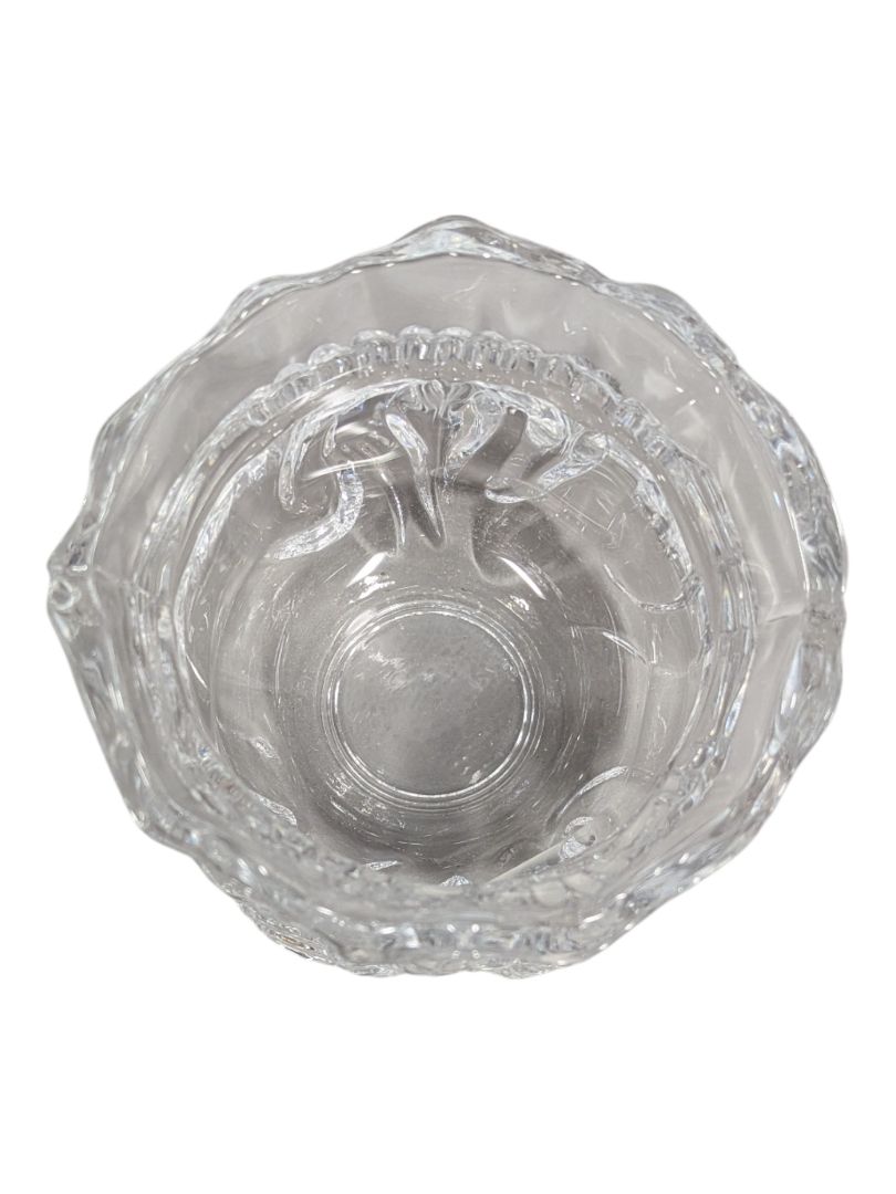 Vintage Pressed Glass Bow Motif Bowl