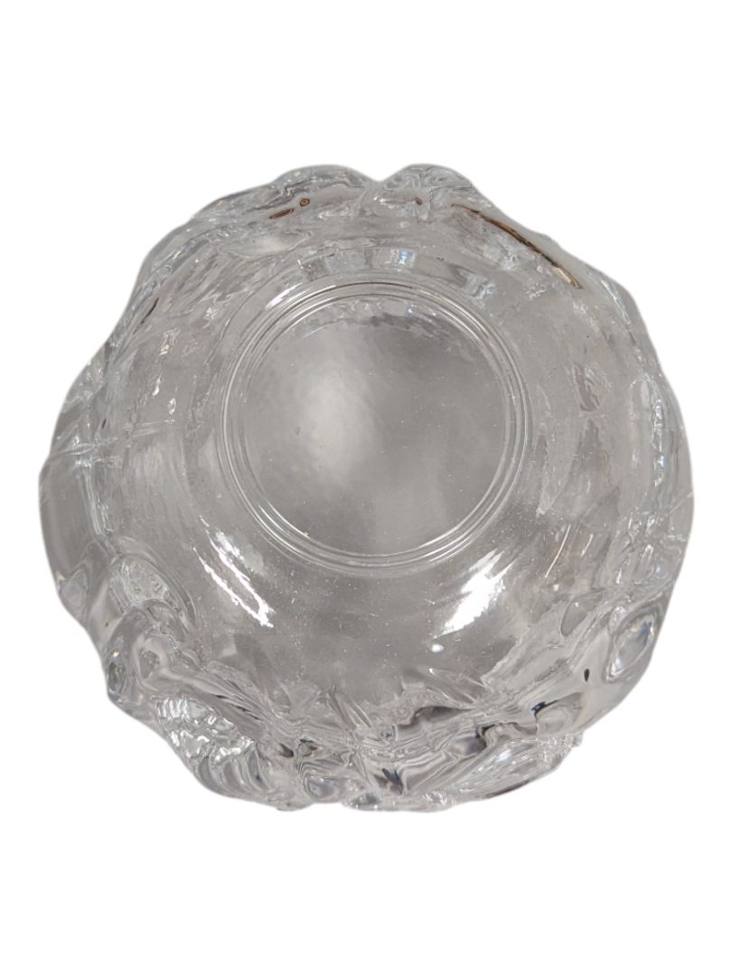 Vintage Pressed Glass Bow Motif Bowl