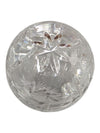 Footed Cut Crystal Trinket Box with Domed Lid