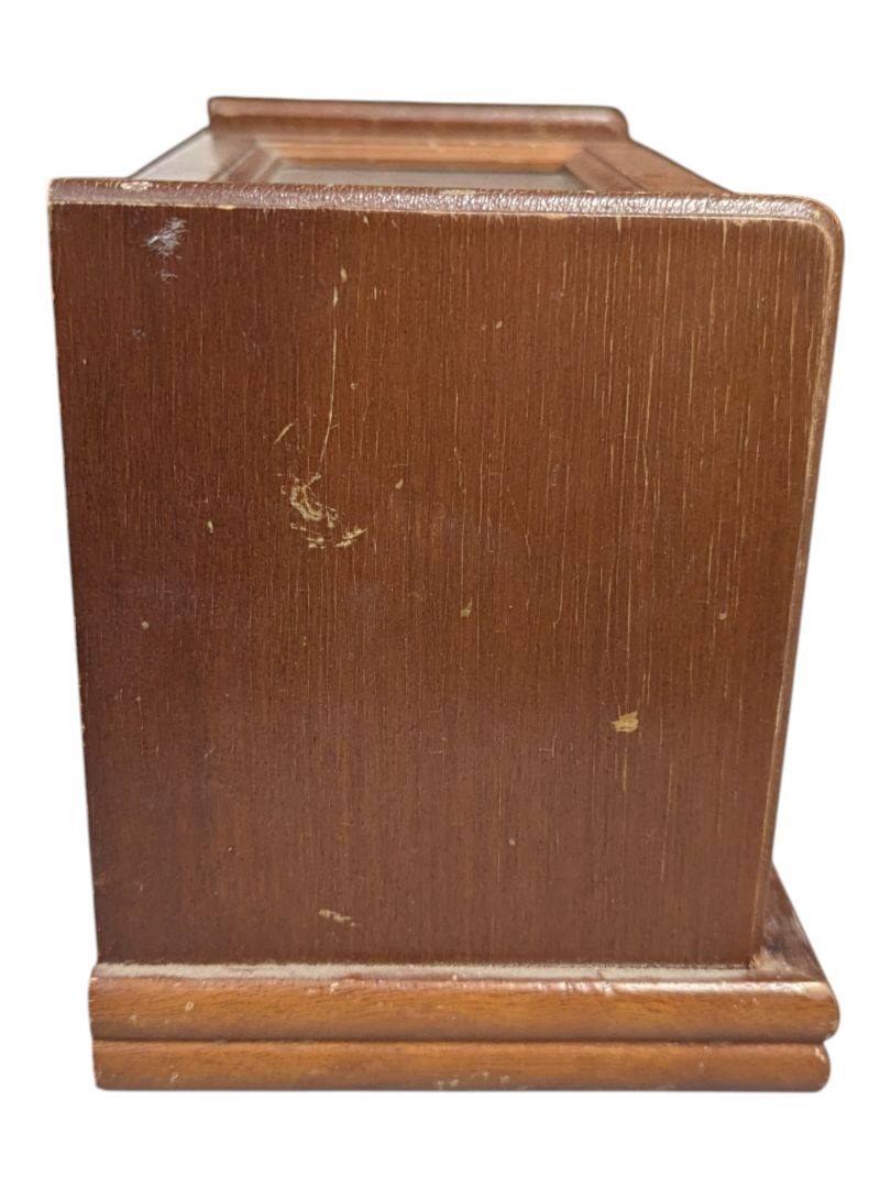 Vintage Wooden Jewelry Box with Music Box Feature