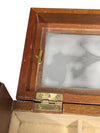 Vintage Wooden Jewelry Box with Music Box Feature