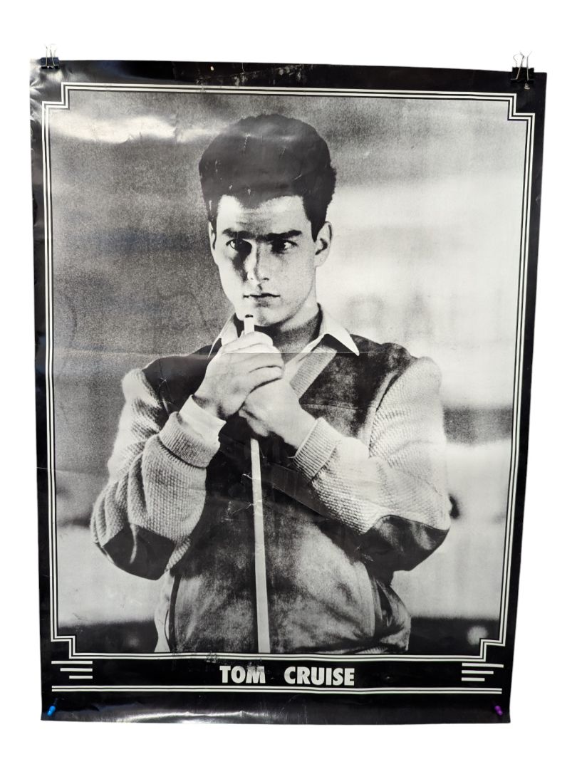 Tom Cruise Black & White Poster
