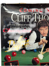 Cliff Thorburn “Coming Soon” Snooker Exhibition Poster (Signed)