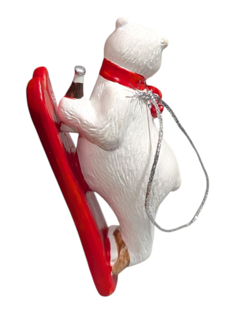 Coca-Cola Polar Bear “Always Sledding” Ornament (with Original Box)