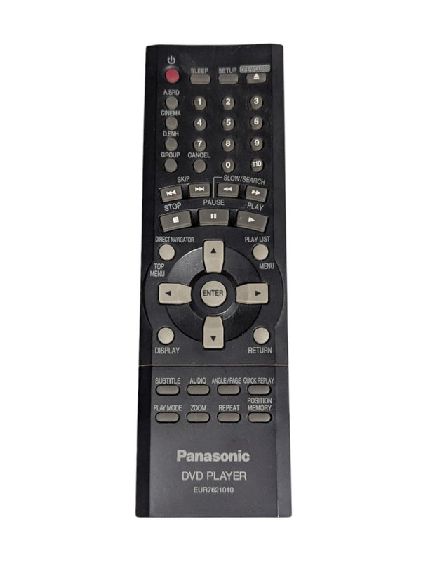 Panasonic DVD Player Remote Control (Model EUR7621010)