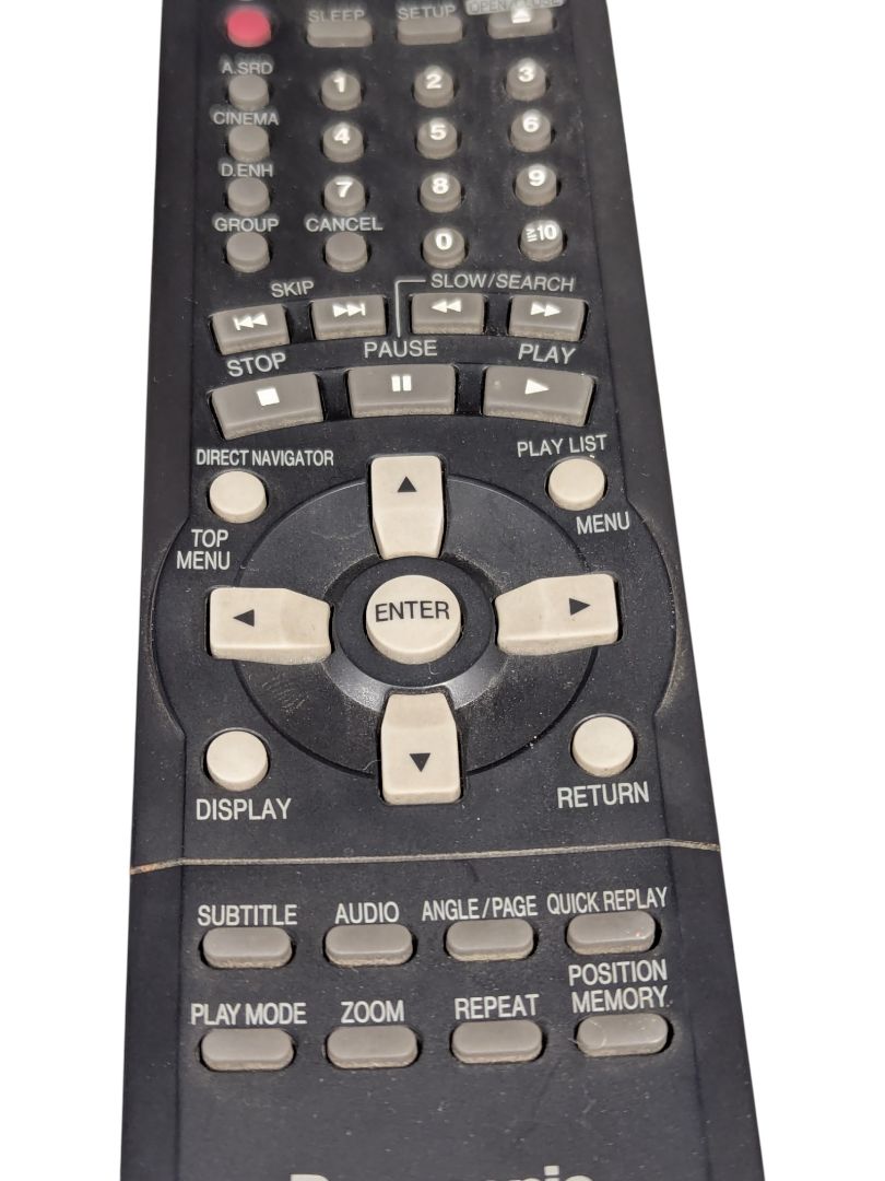 Panasonic DVD Player Remote Control (Model EUR7621010)