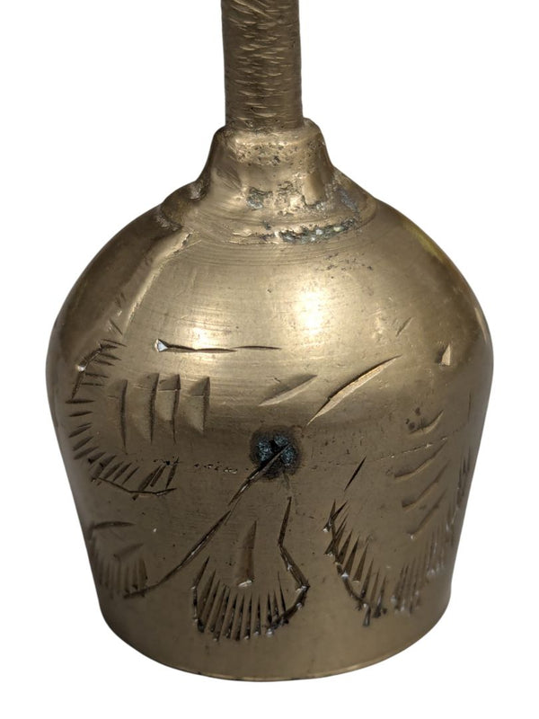 Engraved Brass Miniature Bell