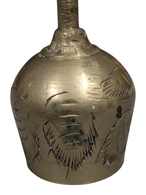 Engraved Brass Miniature Bell