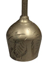 Engraved Brass Miniature Bell
