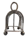 Antique Silverplate Toast Rack with Handle