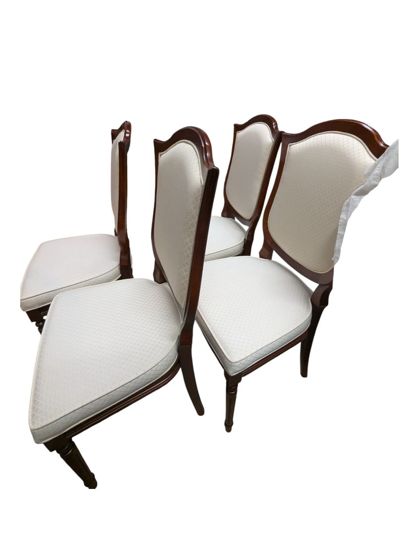 Elegant Upholstered Dining Chairs – Set of 4