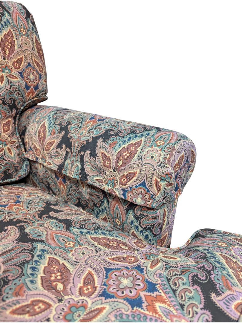 James C. Snyder Upholstered Living Room Set – Sofa, Two Armchairs & Ottoman