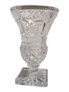 Antique-Style Cut Crystal Urn Vase