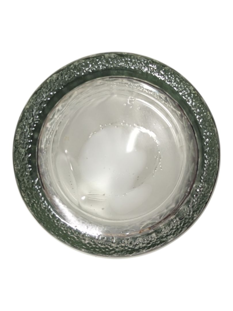 Vintage Pressed Glass Vase with Diamond Pattern