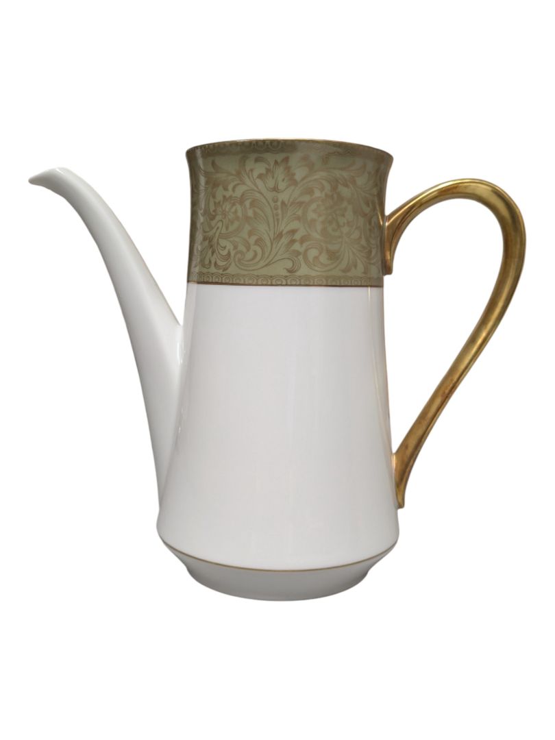 Sango “Versailles” Fine China Dinnerware Set – Gold Scroll Pattern